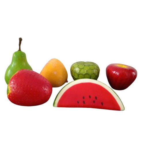 Frutas artificiales decorativas 6 Unidades