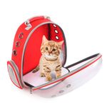 Mochila-Transportador-para-Gatos-y-Perros---Rojo