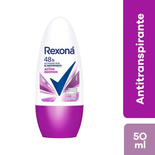 Antitranspirante Rexona Active Emotion Women Roll-on Desodorante - Frasco 50 ML