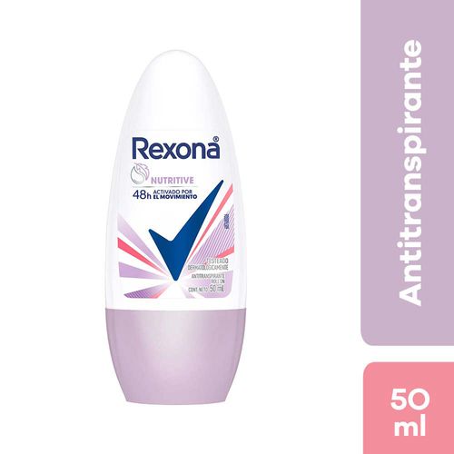 Desodorante Roll-on Rexona Motionsense Nutritive - Frasco 50 ML
