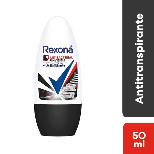 Desodorante Roll-On Rexona Motion Sense Antibacterial - Frasco 50 ML