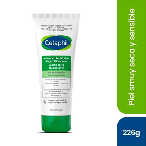 Loción Ultra Humectante Cetaphil Piel Seca y Sensible - Tubo 226 G