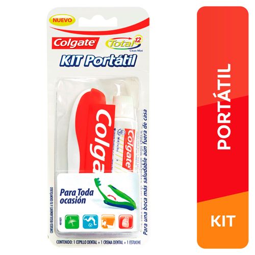 Kit Portátil Colgate Total 12 - Kit 2 UN
