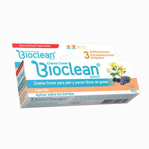 Crema Cover Bioclean Triple Acción - Tubo 40 G