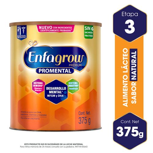 Enfagrow Premium Promental Sabor Vainilla - Lata 375 G