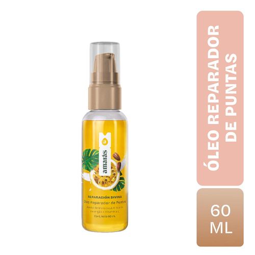 Óleo Reparador de Puntas Amarás - Frasco 60 ML