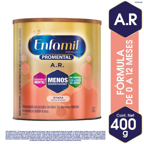 Fórmula Infantil Enfamil Anti Regurgitación Premium - Lata 400 G