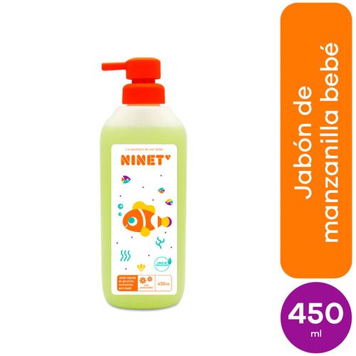 Jabón Líquido para Bebés Ninet Glicerina Manzanilla - Frasco 450 ML