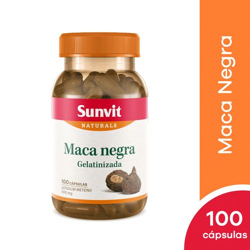Sunvit Nat Maca Negra 500mg cápsulas