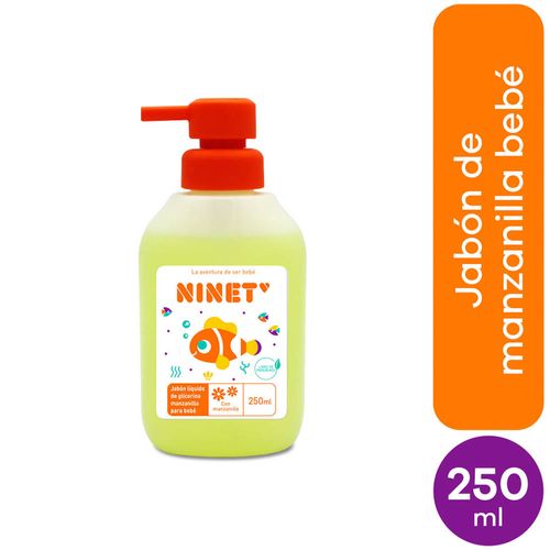 Jabón Líquido Manzanilla para Bebés Ninet - Frasco 250 ML