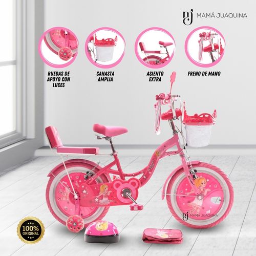 Bicicleta Para Niña Aro 16 «PRINCESS ROYAL II» Light Blue