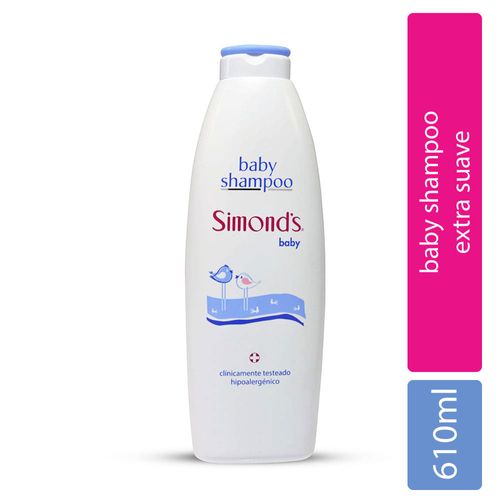 Shampoo Simond's Baby Neutro Sin Lágrimas Hipoalergénico - Frasco 610 ML