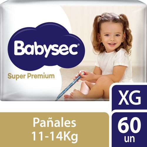 Pañales Babysec Super Premium Talla XG