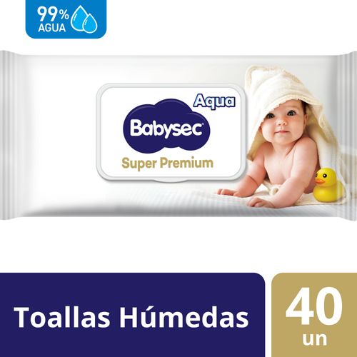 Toallas Húmedas Babysec Super Premium 99% Agua