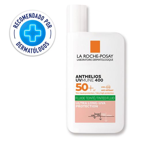 Protector Solar La Roche Posay Anthelios UVMUNE 400 50+ con Color  - Frasco 50 ML