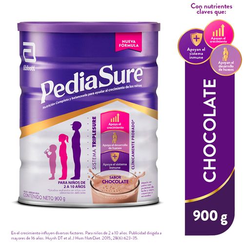 Pediasure Triplesure Sabor Chocolate - Lata 900 G