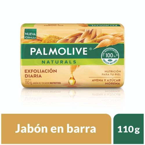 Jabón Palmolive Naturals Avena y Azúcar Morena 110 g