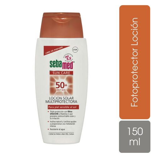 Fotoprotector Sebamed Lotion SFP 50+ - Frasco 150 ML