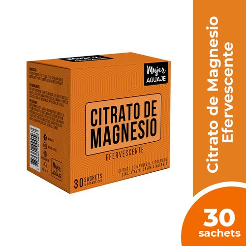 Citrato de Magnesio Mujer Aguaje Efervescente