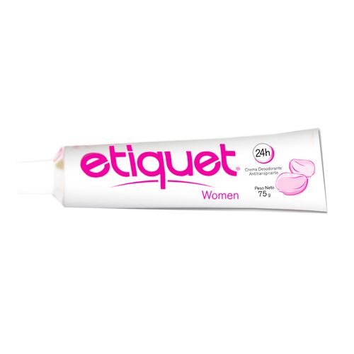 Crema Desodorante Antitranspirante Etiquet Women - Tubo 75 G