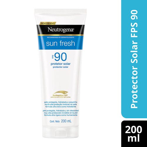 Protector Solar Neutrogena Sun Fresh Crema FPS90 - Tubo 200 ML