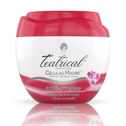Crema Facial Teatrical Antiarrugas con Células Madre - Pote 200 G