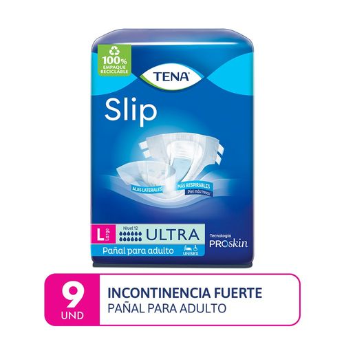 Pañal para Adulto TENA Slip Talla L - Bolsa 9 UN