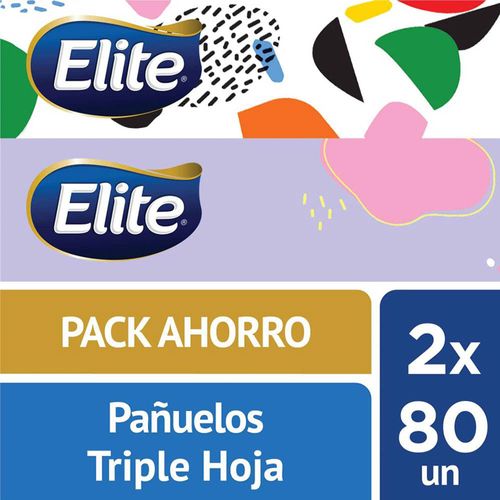 Pack Pañuelos Elite Familiar Diseños Varios - Caja 160 UN