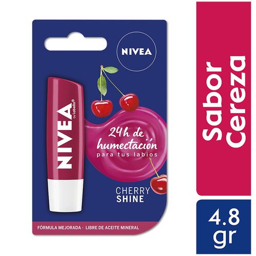 Protector Labial Fruity Shine Cereza Nivea - Unidad 1 UN