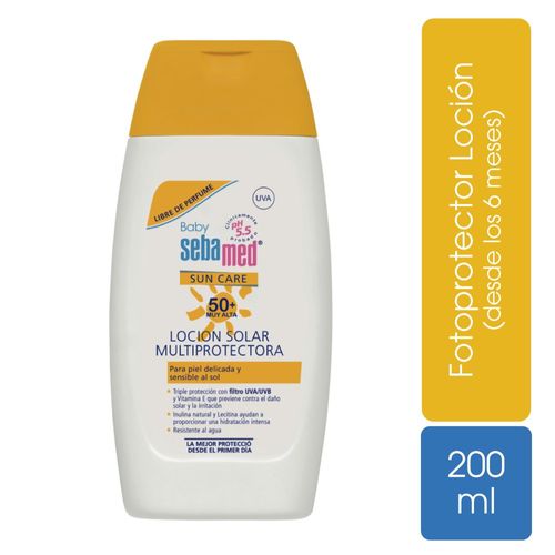 Sebamed Baby Sun Lotion 50+ - Frasco 200 ML