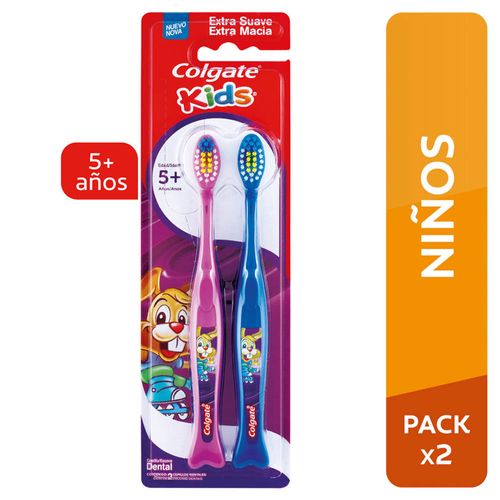 Cepillo Dental Colgate Kids 5 Años a Más - Pack 2 UN