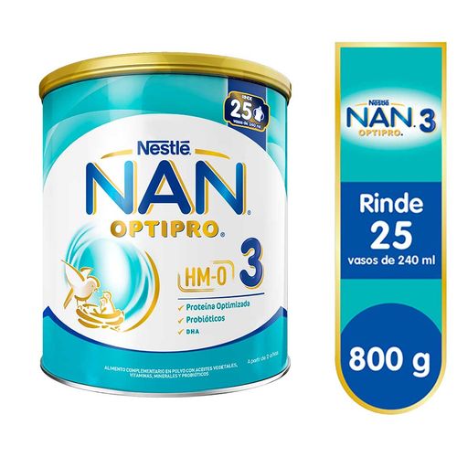 NAN® 3 OPTIPRO® Alimento Complementario en Polvo - Lata 800 G