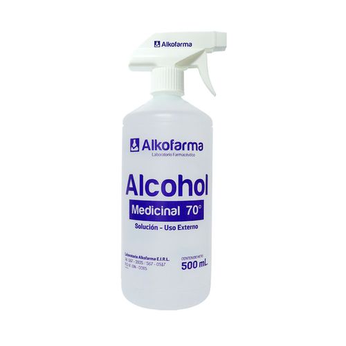 Alcohol Medicinal 70% con Atomizador