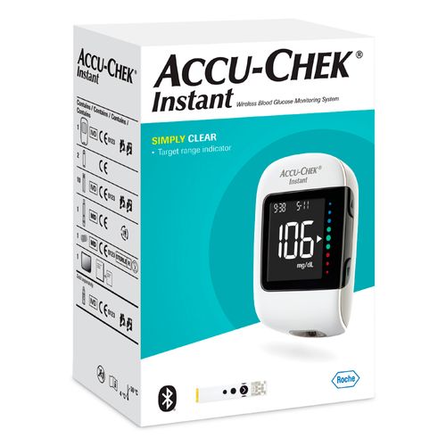 Glucómetro Accu-Chek Instant Kit con Bluetooth - Unidad 1 UN