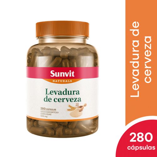 Sunvit Nat Levadura Cerveza 500mg Cápsulas 280 und