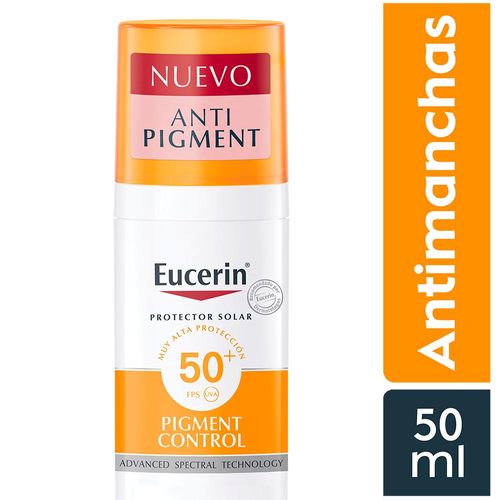 Protector Solar Facial Eucerin Pigment Control Fluido FPS50+ - Frasco 50 ML