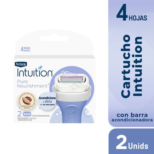 Repuesto de Máquina de afeitar Schick Intuition con Barra Acondicionadora