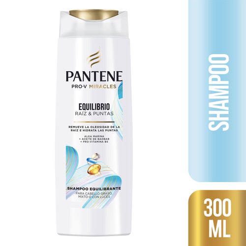 Shampoo Equilibrante Pantene Pro-V Miracles Equilibrio Raíz y Puntas