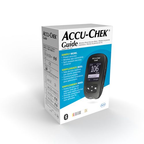 Glucómetro Accu-Chek Guide Kit con Bluetooth