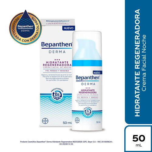 Crema de Noche Bepanthen Derma Hidratante Restauradora