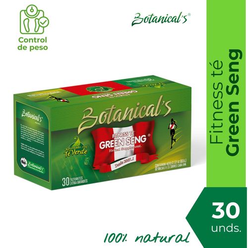 Fitness Té Green Seng Filtrante