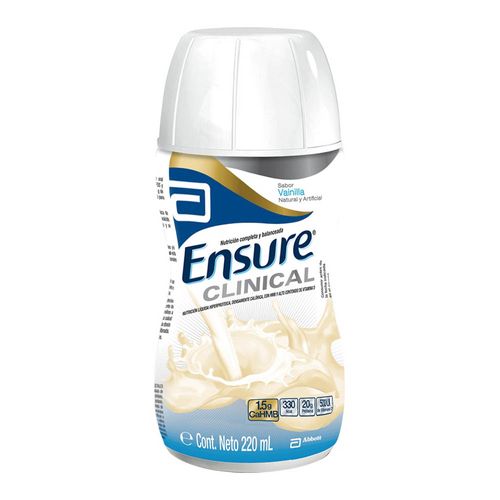 Ensure Clinical Líquido Sabor Vainilla - Frasco 220 ML