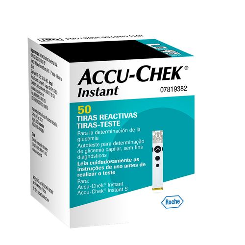 Tiras Reactivas para Glucosa Accu-Chek Instant - Caja 50 UN