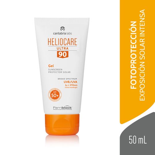 Fotoprotector Heliocare Ultra 90 Gel SPF 50+ para Exposición Solar Intensa