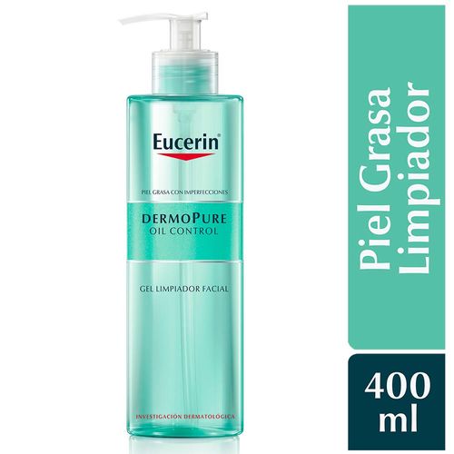 Gel Limpiador Facial Eucerin DermoPure - Frasco 400 ML