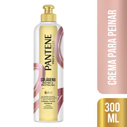Crema para Peinar Pantene Pro-V Colágeno Nutre & Revitaliza - Frasco 300 ML
