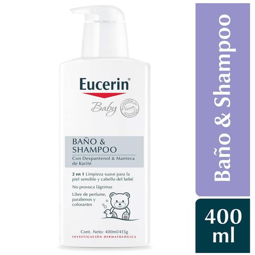 Baño y Shampoo Eucerin Baby - Frasco 400 ML