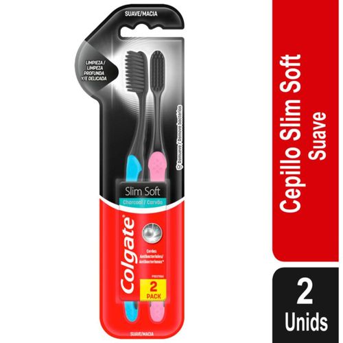 Cepillo Colgate SlimSoft - Pack 2 UN