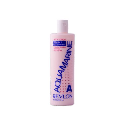 Loción Corporal Aquamarine con Vitamina A para Piel Extra Seca - Frasco 437 ML