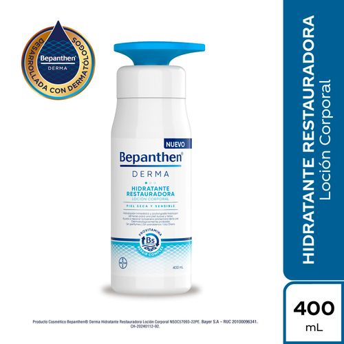 Loción Corporal Bepanthen Derma Hidratante Restauradora